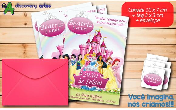 Convite Princesas