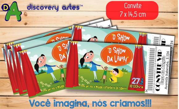 Convite Ingresso Show da Luna