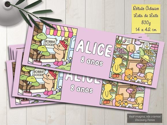 Rótulo Adesivo Lata de Leite 800g Bobbie Goods