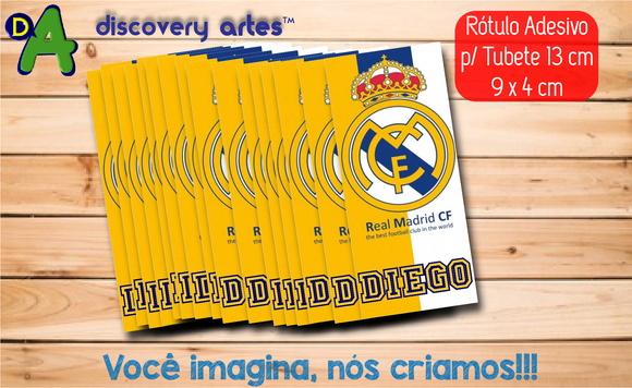 Rótulo Adesivo Tubete Real Madrid