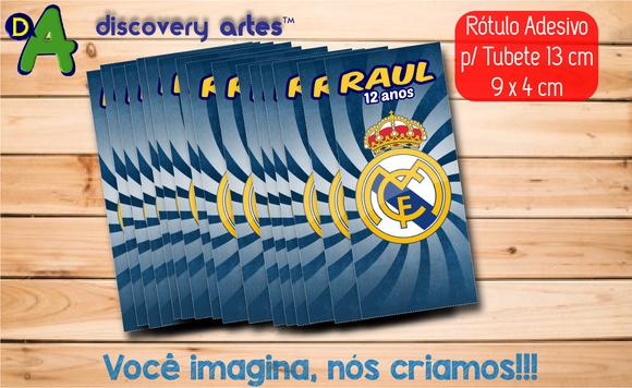 Rótulo Adesivo Tubete Real Madrid