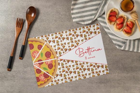 Jogo Americano Pizza (descartável)