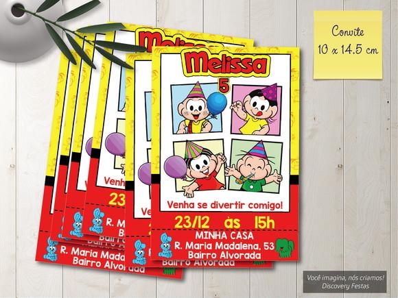 Convite Turma da Monica