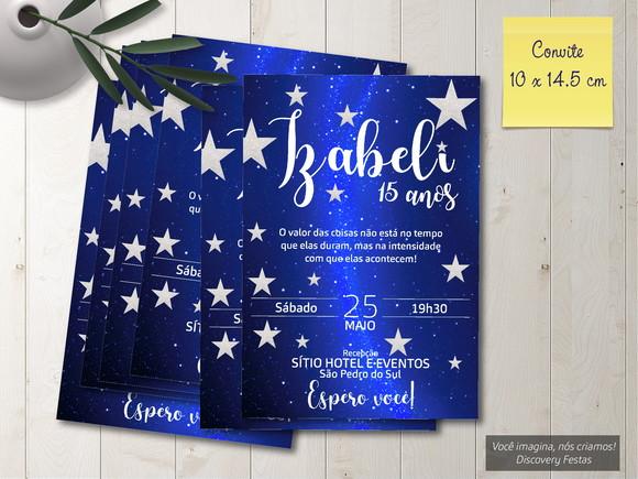 Convite com Estrelas