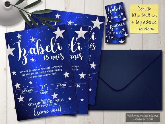 Convite com Estrelas