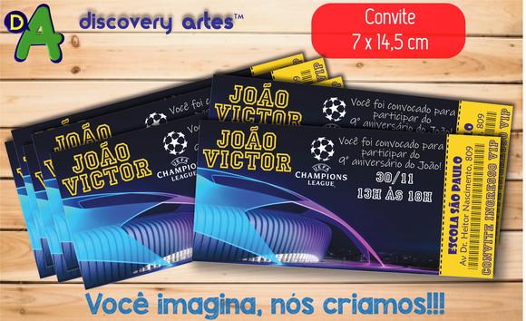 Convite Ingresso Champions League