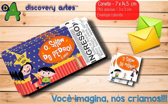 Convite Ingresso Show da Luna