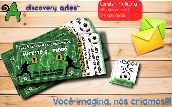 Convite Ingresso Futebol