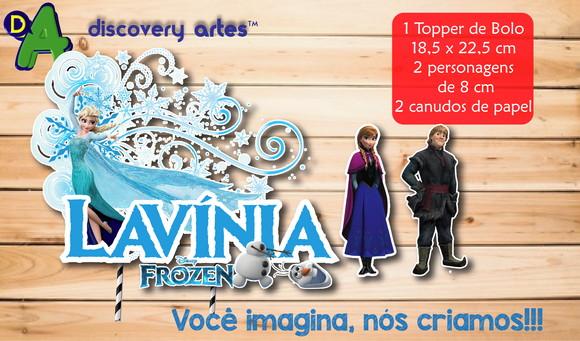 Topper de Bolo Frozen