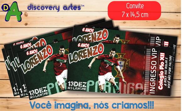 Convite Ingresso Seleção de Portugal