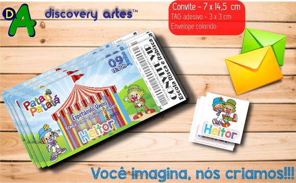 Convite Ingresso Patati Patata