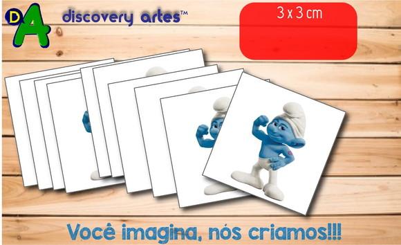 Adesivo Copinho Smurfs