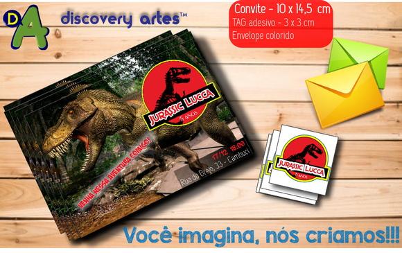 Convite Jurassic Park