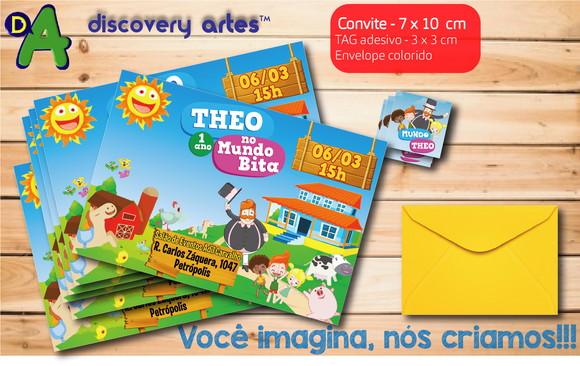 Convite Mundo Bita Fazendinha