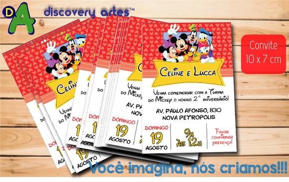 Convite Mickey