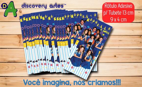Rótulo Adesivo Tubete Chiquititas