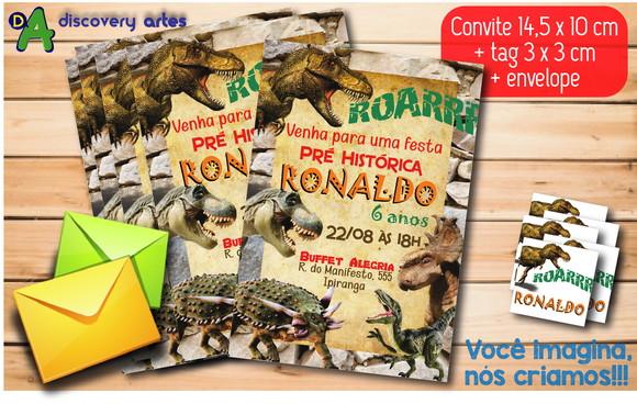 Convite Dinossauro