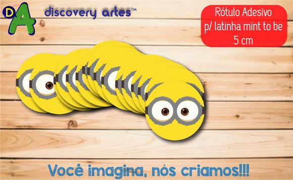 Rótulo Adesivo Latinha Minions