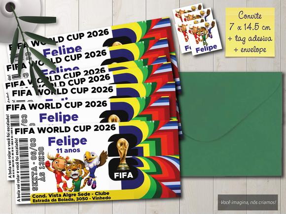 Convite Ingresso Copa 2026