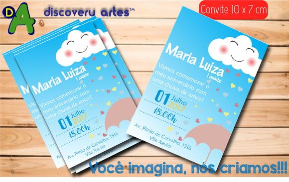 Convite Chuva de Amor