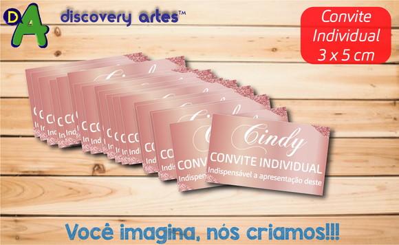 Convite Individual Rose Gold