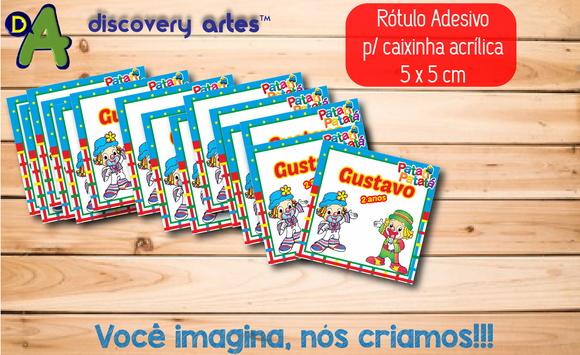 Rótulo Adesivo caixinha Patati Patata