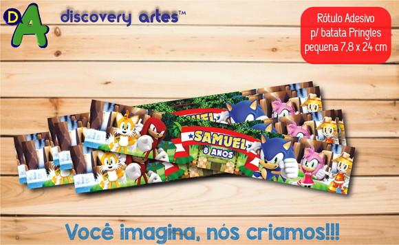 Rótulo Adesivo Batata Sonic