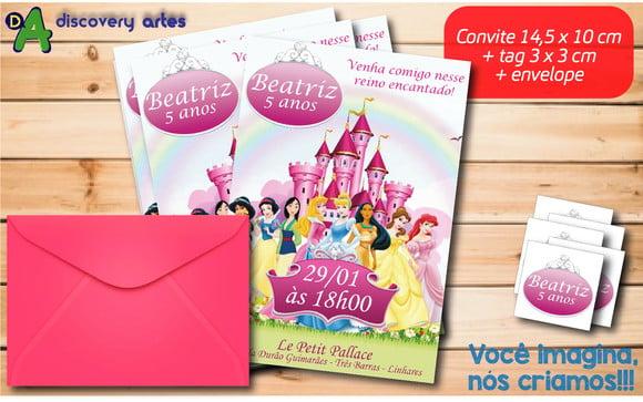 Convite Princesas