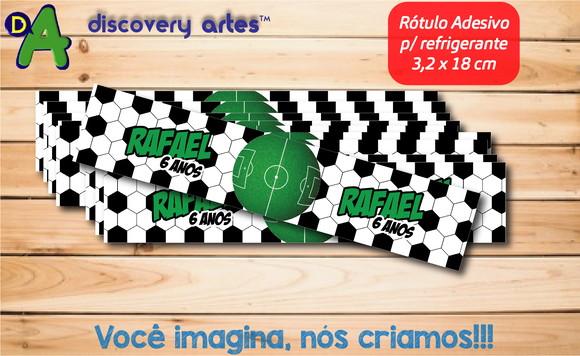 Rótulo Adesivo Refrigerante Time de Futebol
