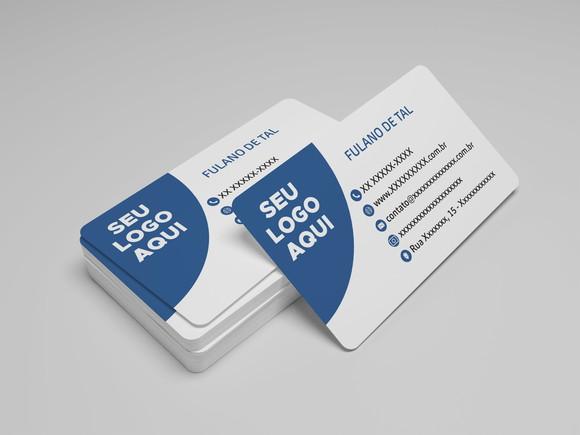 1000 Cartão de Visita Personalizado com Seu Logotipo