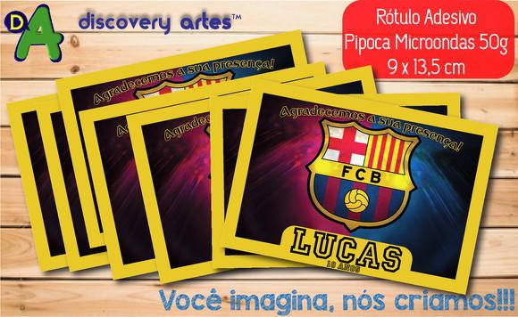 Rótulo Adesivo Pipoca de Microondas Barcelona