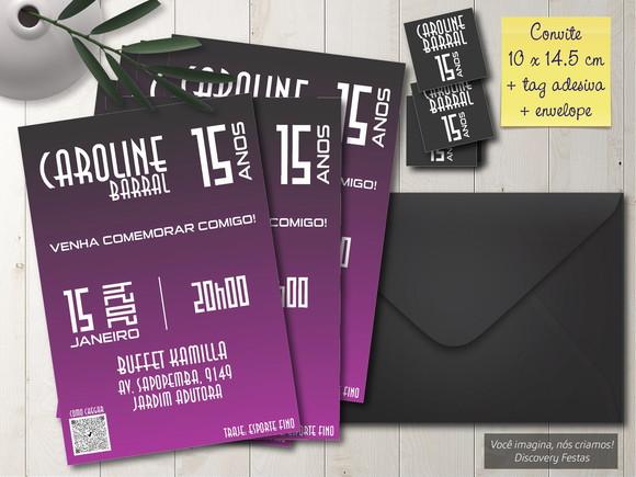 Convite Aniversário 15 Anos