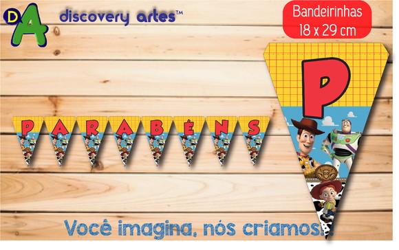 Bandeirinhas Toy Story