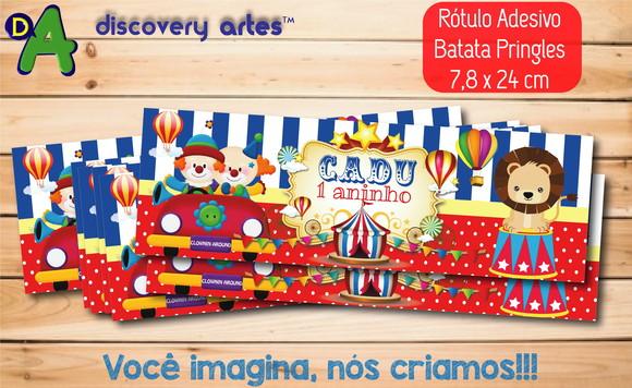 Rótulo Adesivo Batata Circo