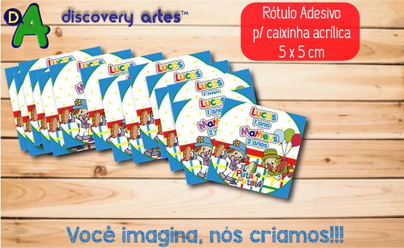 Rótulo Adesivo caixinha Patati Patata
