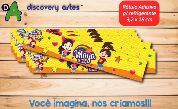 Rótulo Adesivo Refrigerante Maria Clara e Jp