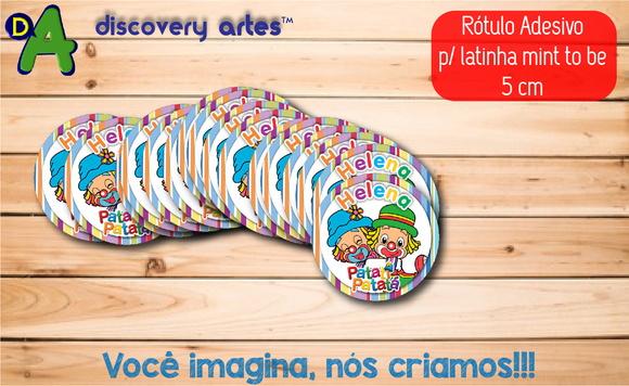 Rótulo Adesivo Latinha Patati Patata