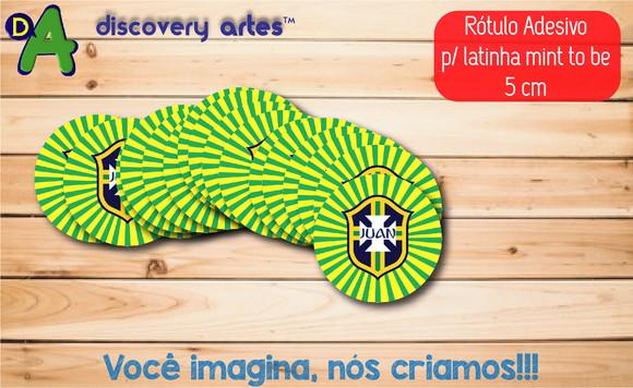 Rótulo Adesivo Latinha Futebol