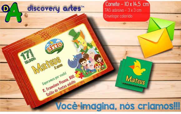 Convite Sitio do Pica Pau Amarelo