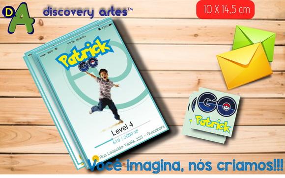 Convite Pokemon GO