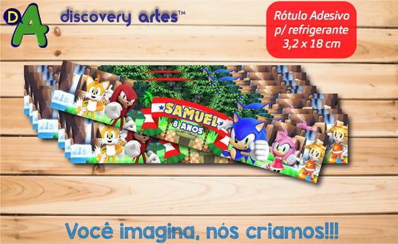 Rótulo Adesivo Refrigerante Sonic