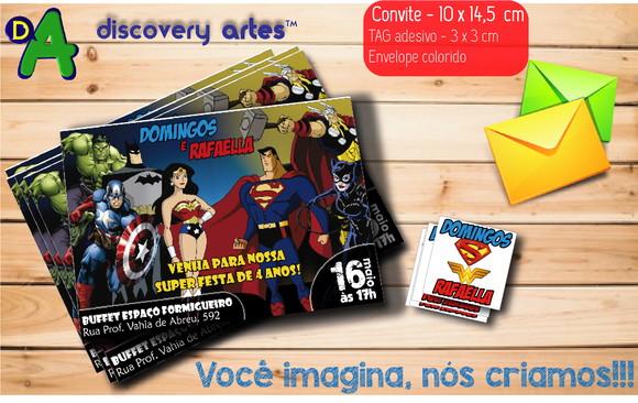 Convite Super Herois