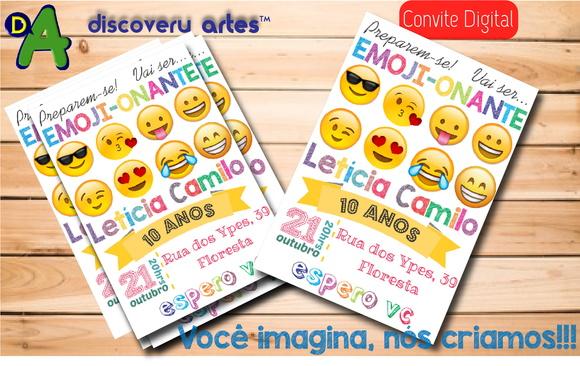 Convite Digital Emoji