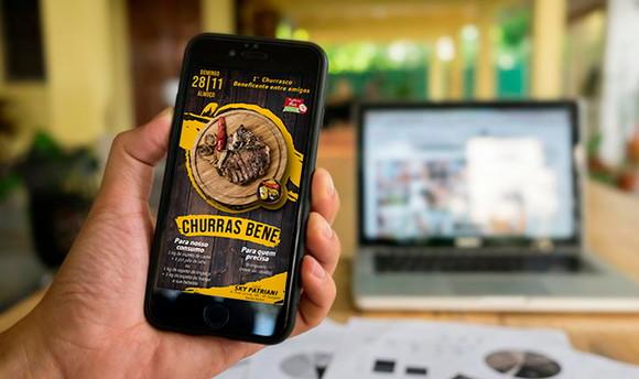 Convite Digital Churrasco