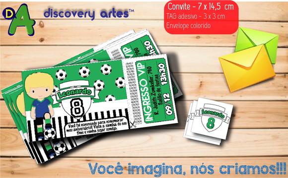 Convite Ingresso Futebol