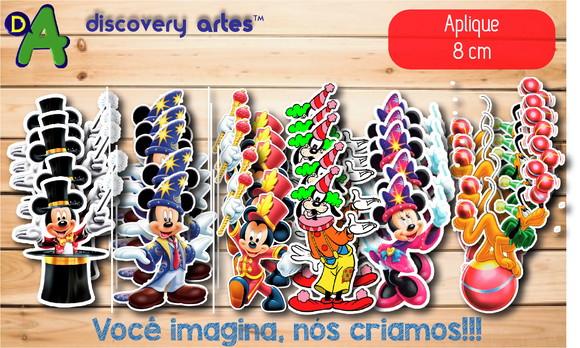 Aplique Circo do Mickey (11 Unidades)