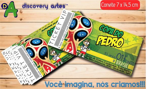 Convite Ingresso Futebol