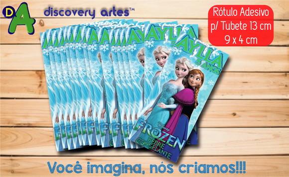 Rótulo Adesivo Tubete Frozen