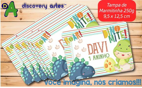 Tampa de Marmitinha Dino Baby