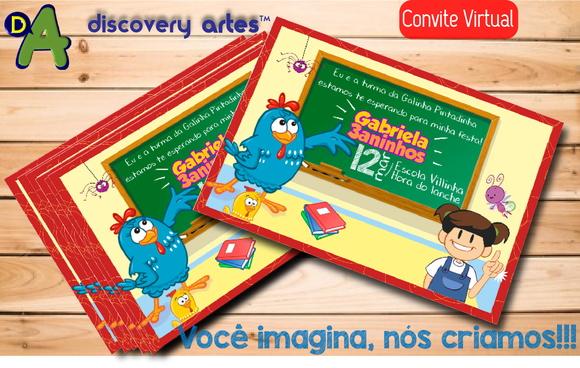 Convite Digital Galinha Pintadinha